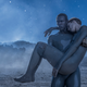 Abubakar Salim and Amanda Collin star in Raised By Wolves